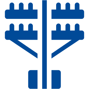 Power lines icon