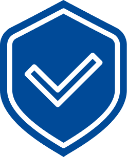 Shield with checkmark icon